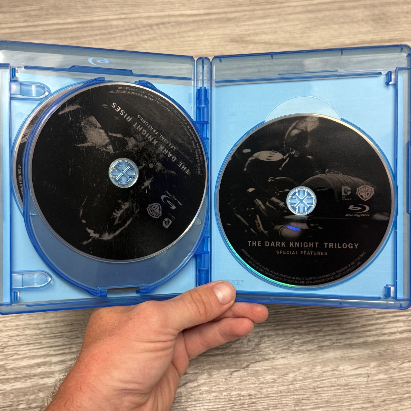 The Dark Knight Trilogy (Blu-ray 6 Disc, 2016, Special Edition) Christian Bale