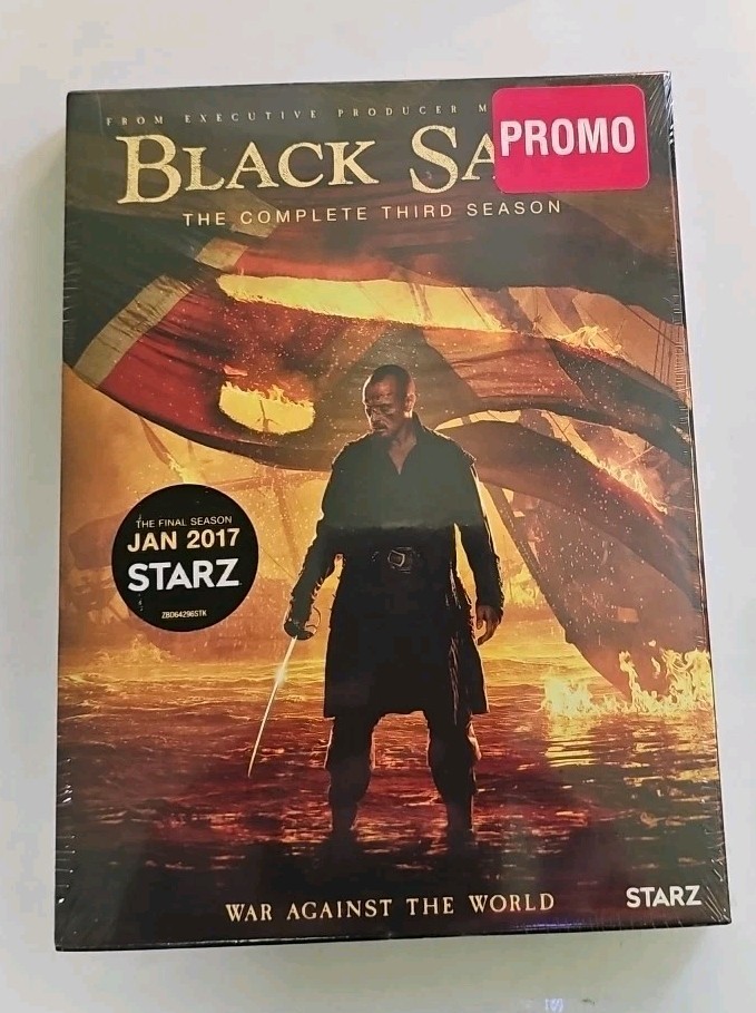 Black Sails The Complete Third Season DVD SEALED PROMO Hype Starz Anchor Bay