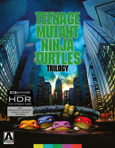 Teenage Mutant Ninja Turtles Trilogy [New 4K UHD Blu-ray] Ltd Ed, 4K Mastering