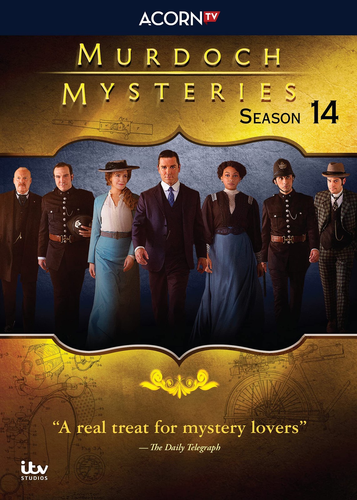 “Murdoch Mysteries, Seeries 14” (DVD) “Yannick Bisson Hélène Joy Jonny Harris