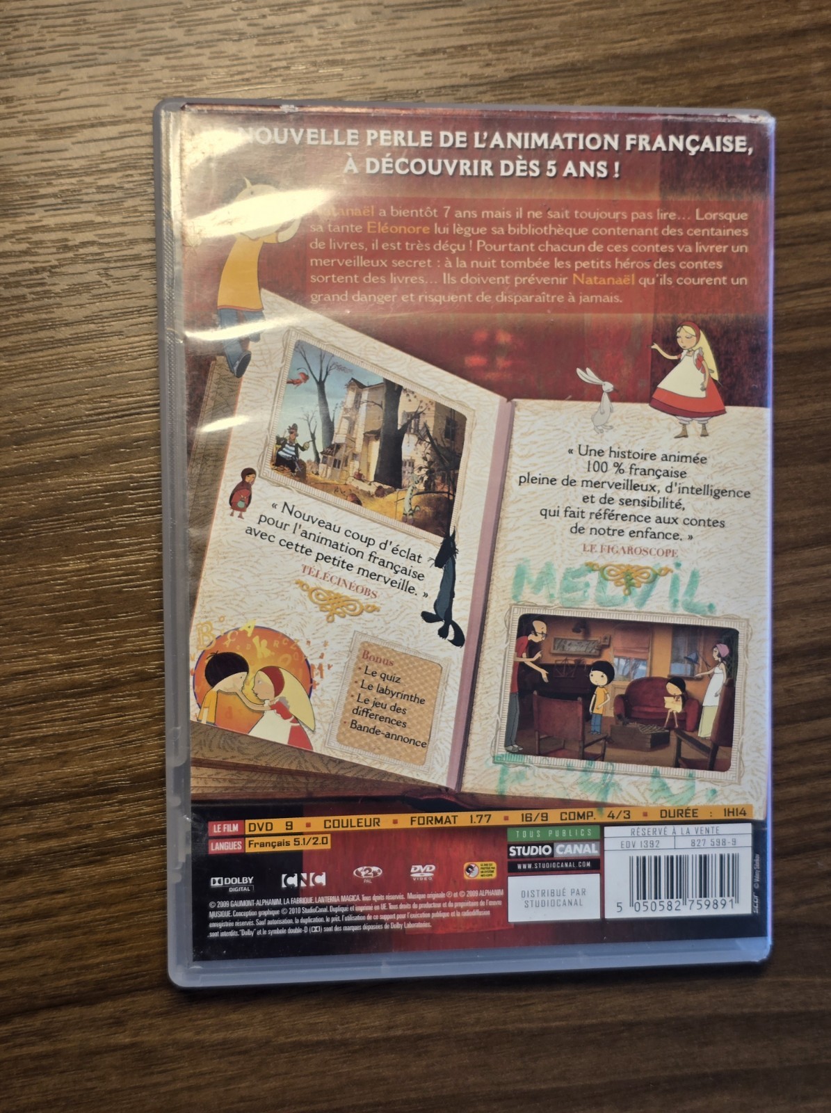 Kerity La Maison des Contes DVD French Animation Studio Canal Eleanors Secret