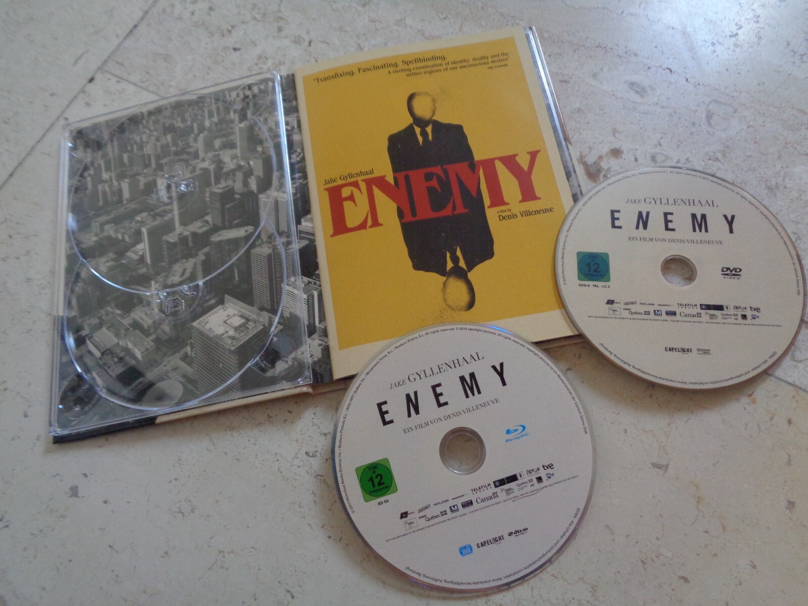 ENEMY & Polytechnique OOP Denis Villeneuve BluRay Digibook 3Disc Jake Gyllenhaal