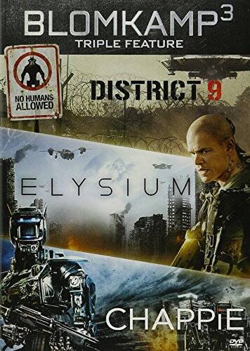 Chappie District 9 Elysium – Set – DVD By Jodie Foster – GOOD