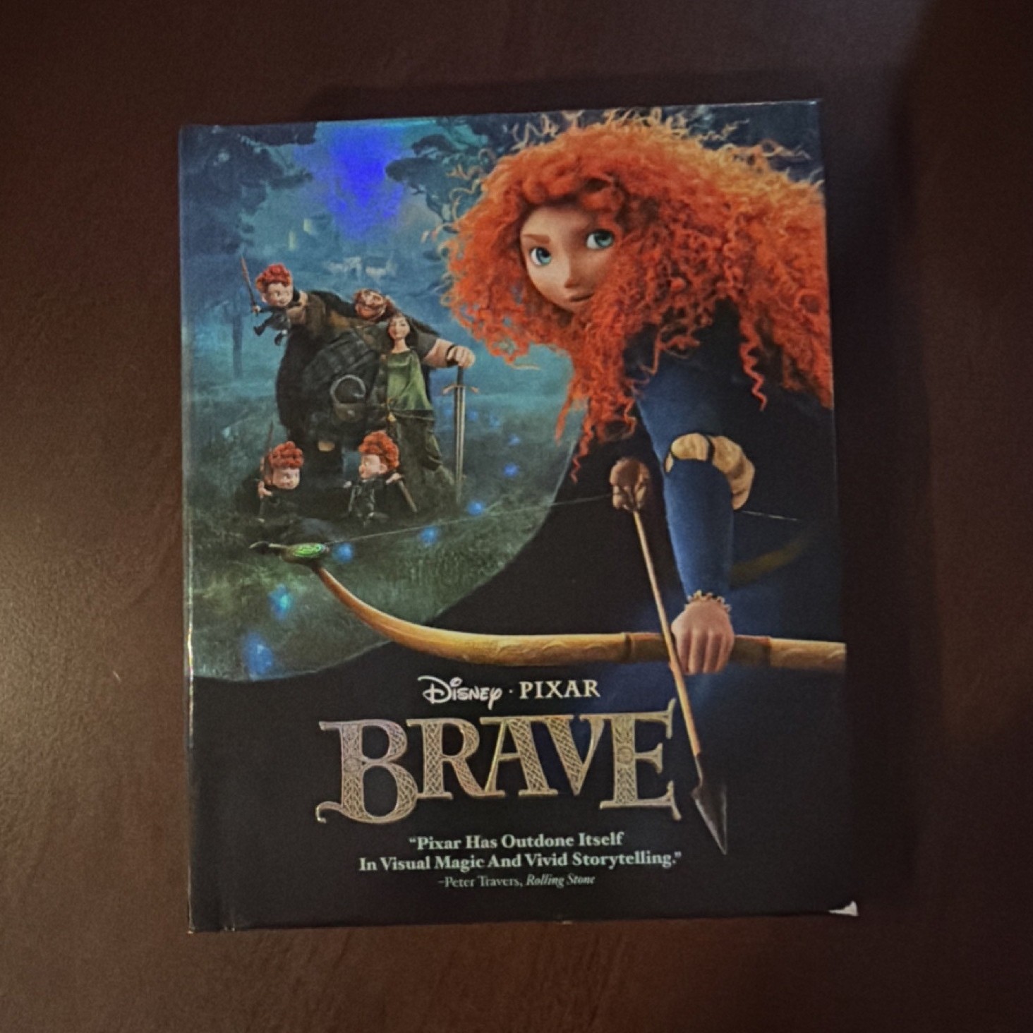 Disney Pixar Brave Blu-ray DVD Book Included Animation Family