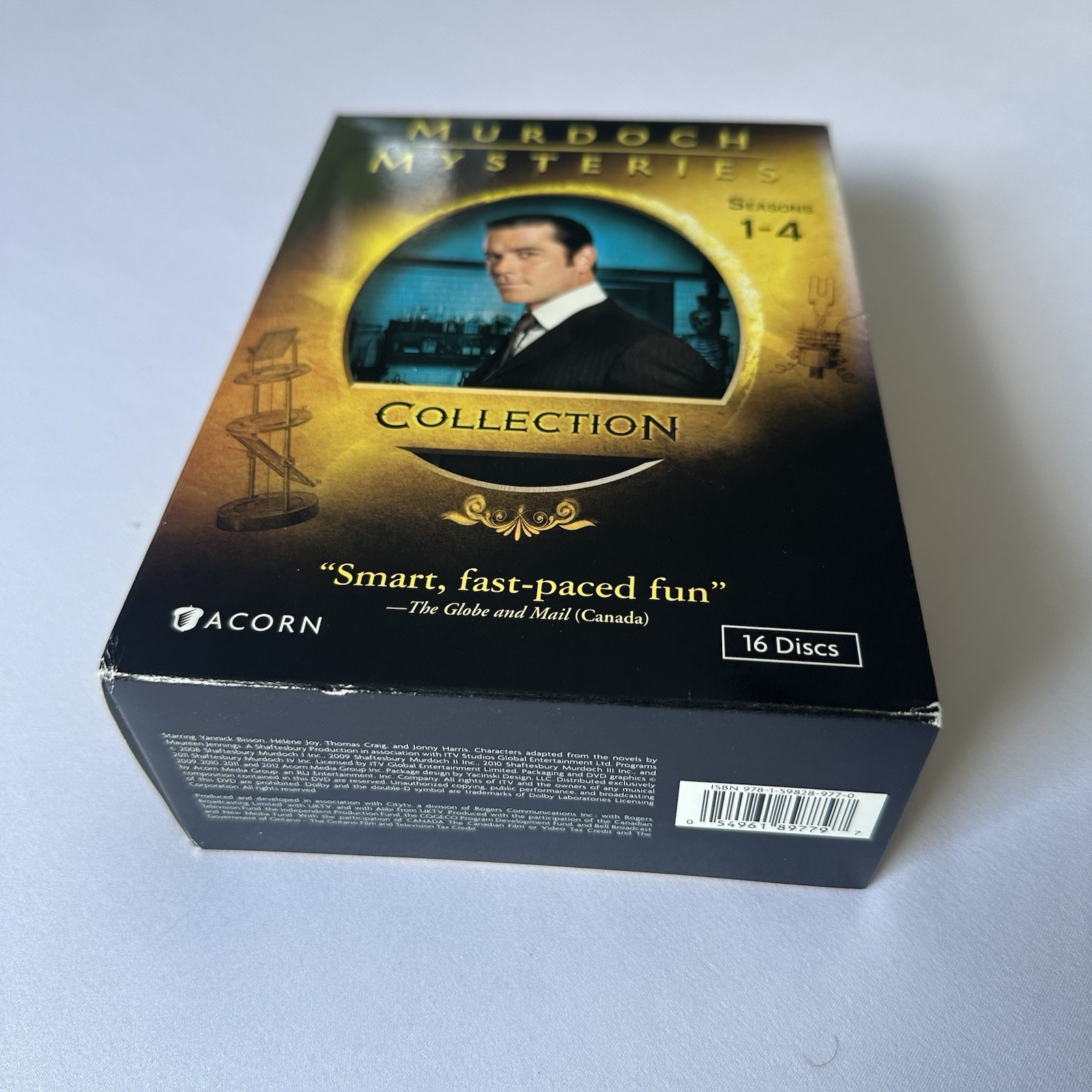 Murdoch Mysteries Seasons 1-4 DVD Collection Box Set 16 Discs Acorn TV Mystery