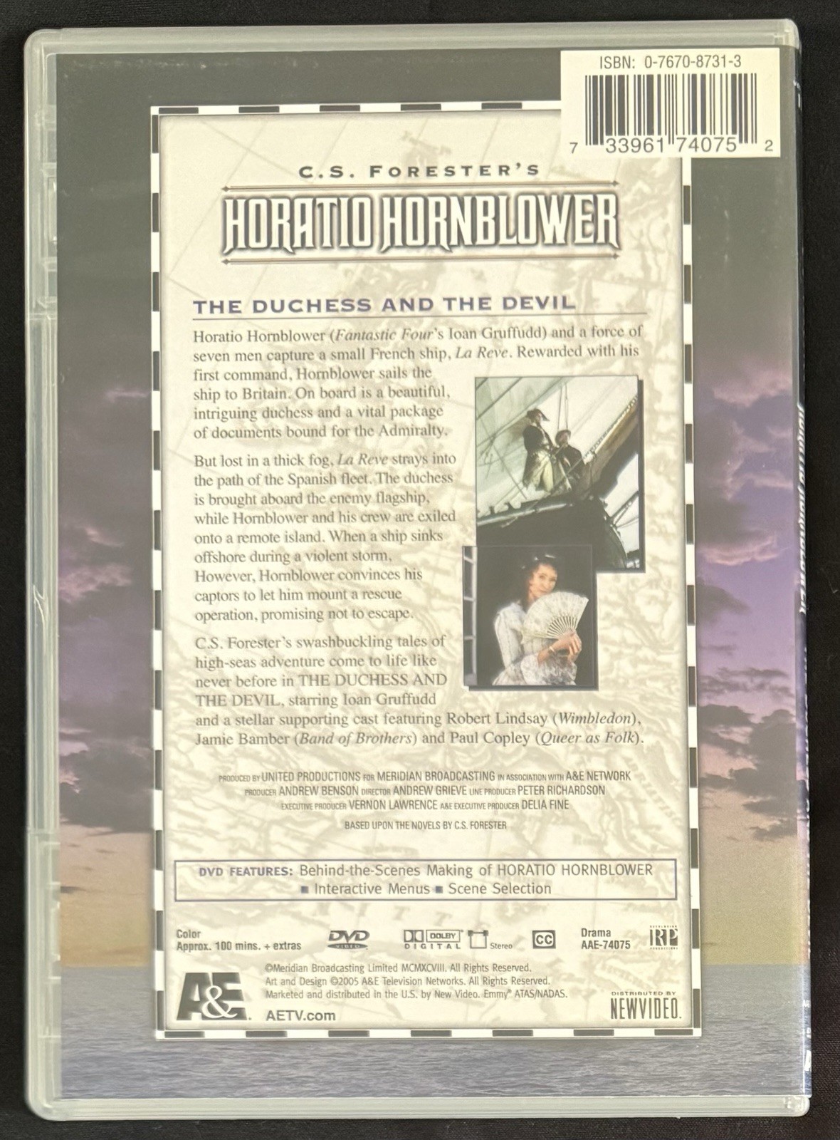 Horatio Hornblower Complete Adventures 2002 DVD, 8-Disc Set Many Bonus Features