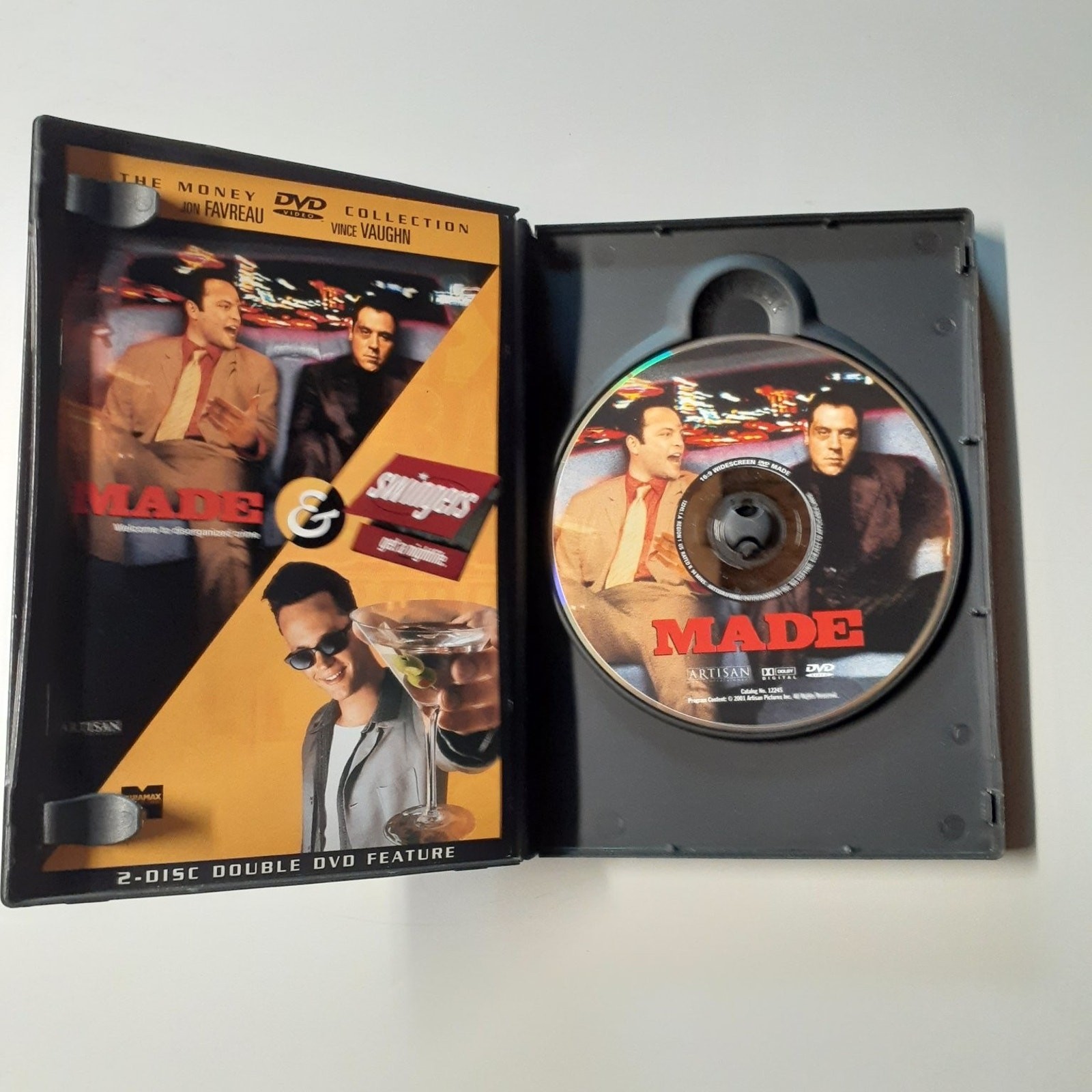 Made & Swingers DVD 2001 2-Disc Double Feature Jon Favreau Vince Vaughn