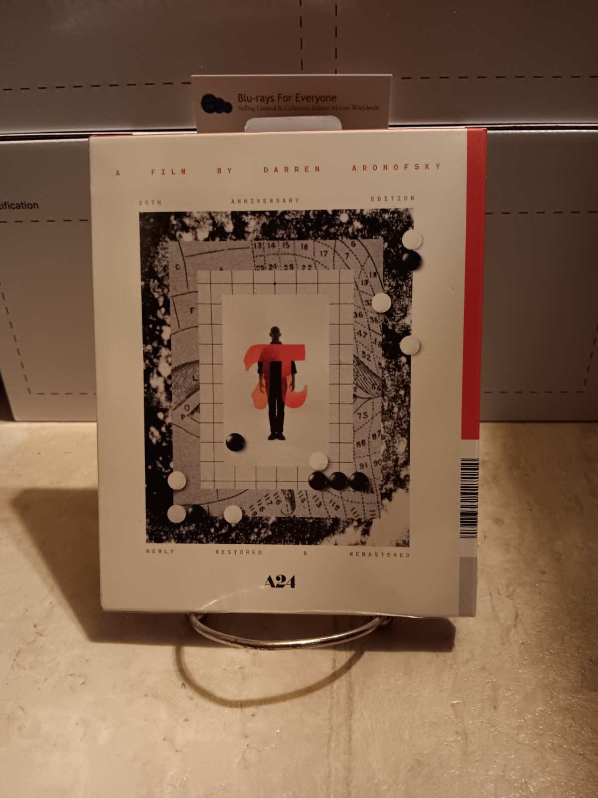 NEW π Pi 4K UHD Blu-ray DigiPack A24 [1998] Shop Exclusive – Ships Next Day