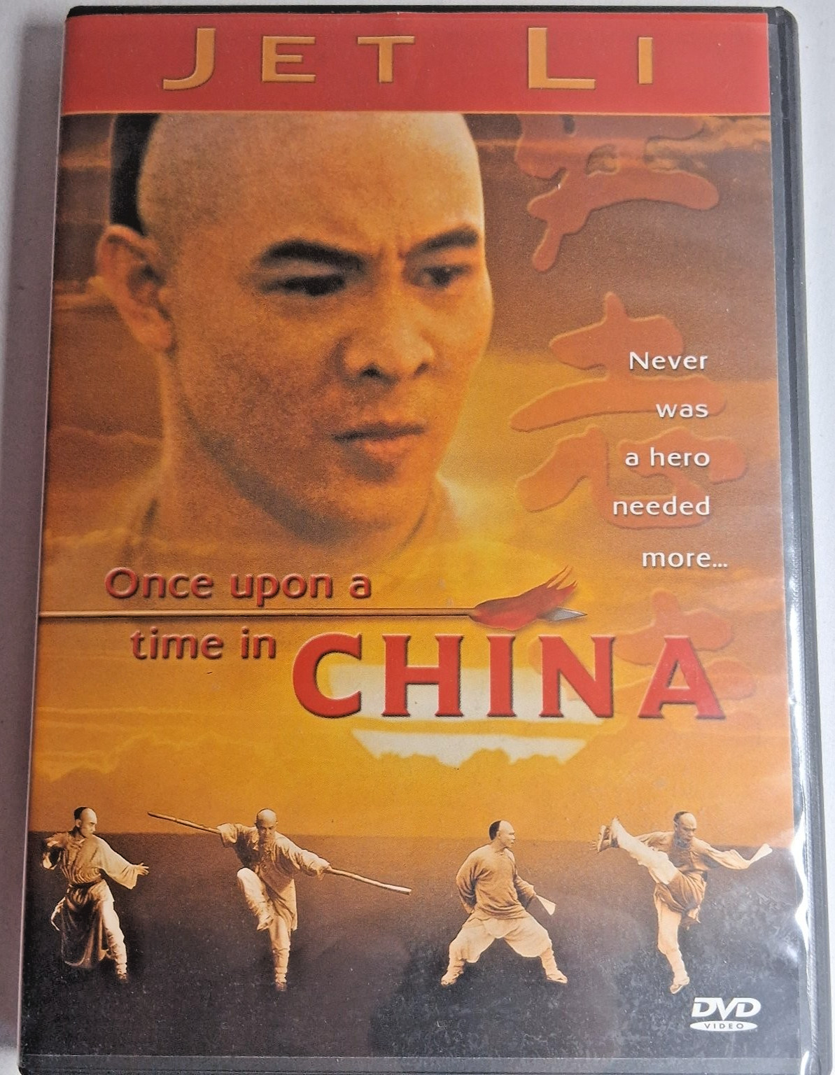 Once Upon a Time in China DVD 1991 Jet Li Tsui Hark Cantonese Mandarin English