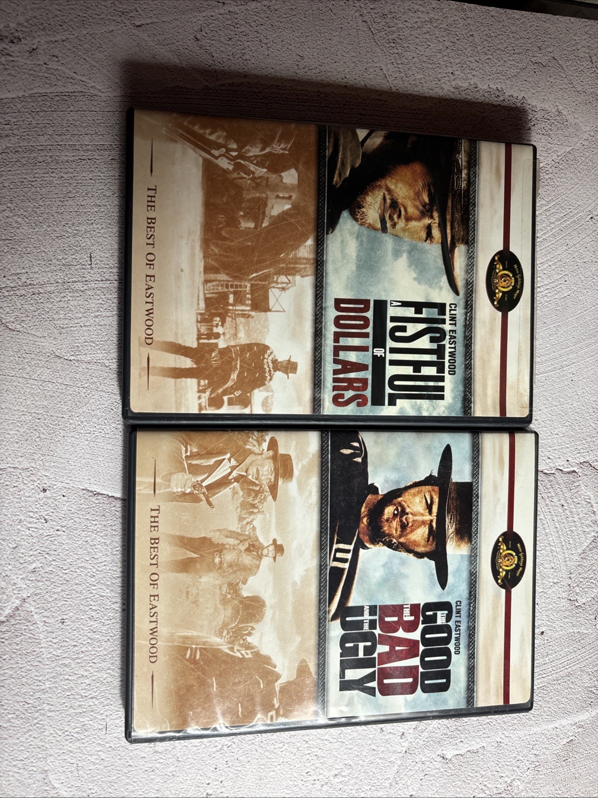 The Good, the Bad and the Ugly and A Fistful Of Dollars DVD’s Dollars Trilogy