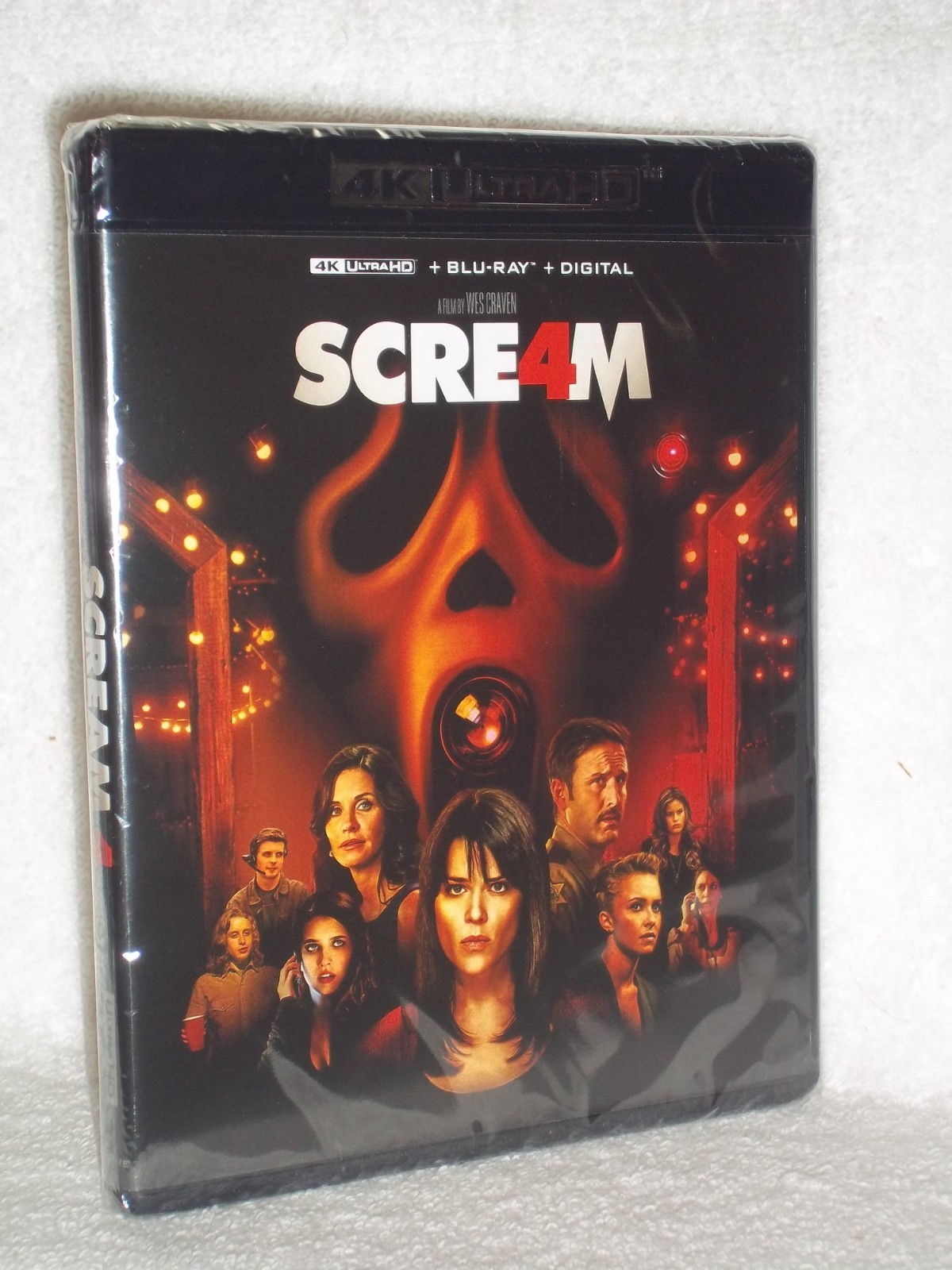Scream 4 (4K/Blu-ray, 2026) NEW Emma Roberts Neve Campbell horror slasher sequel