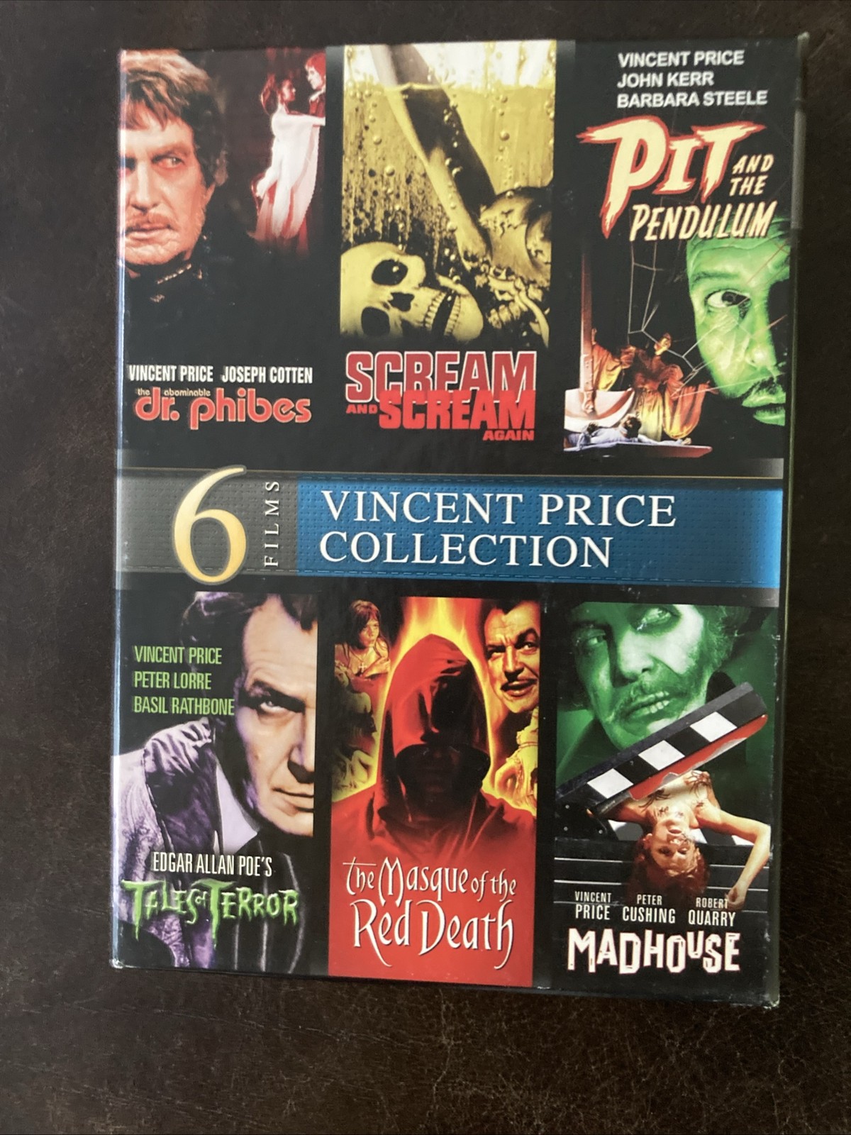 Vincent Price Collection: 6-Films (2012, MGM) DVD Box Set Horror