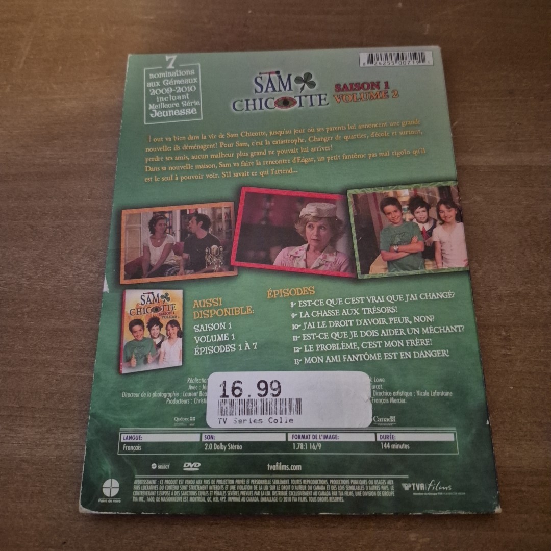 Dvd Dam Chicotte [Season 1~Volume 2 ] Episodes 8 A 13 / 144 Minutes