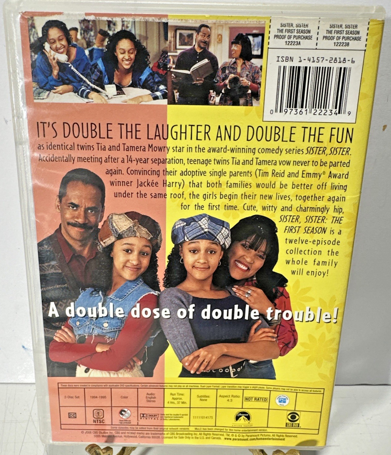 Sister, Sister – The First Season (DVD, 2008, 2-Disc Set) Very Rare