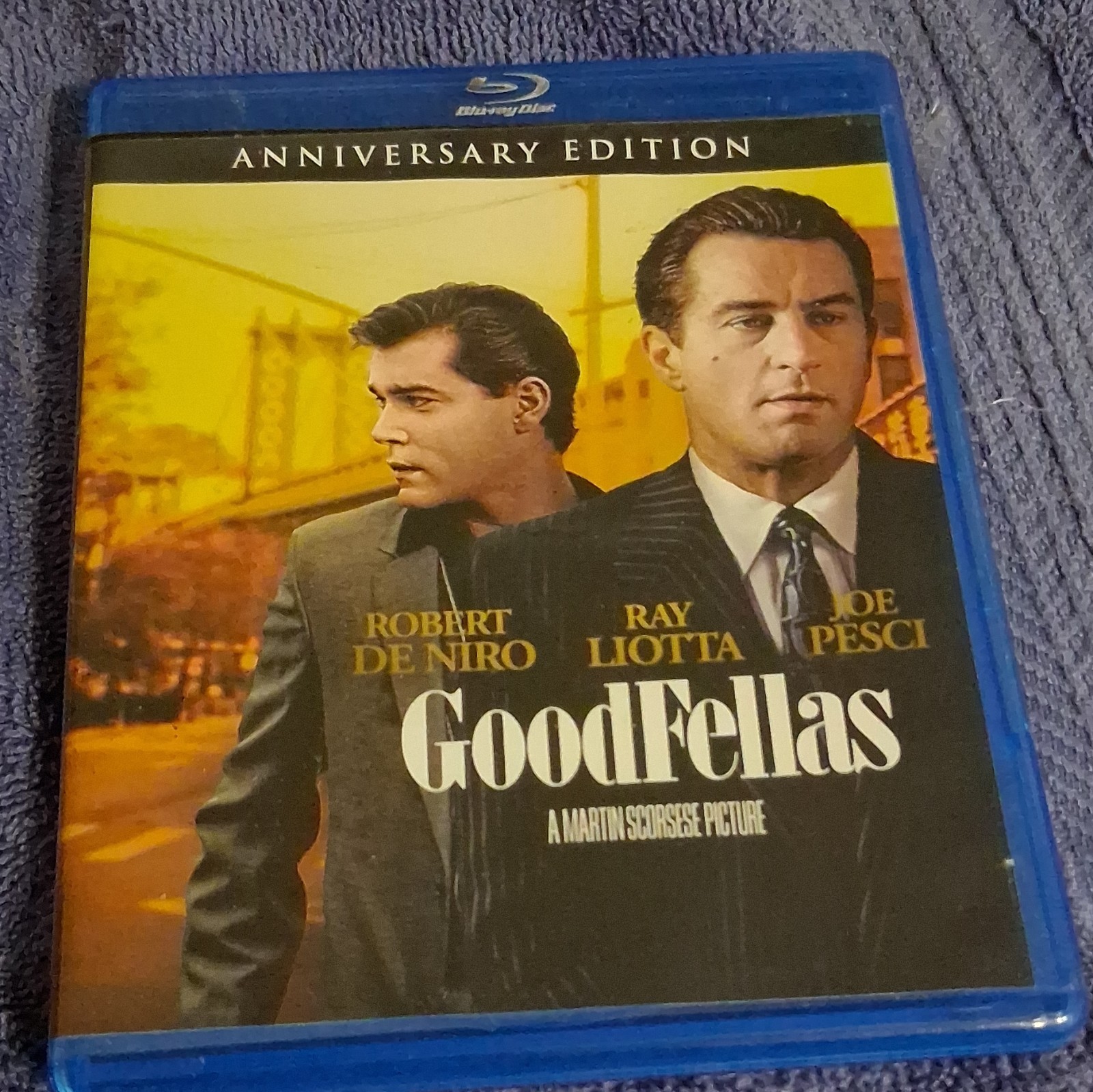GoodFellas Anniversary Edition Blu-ray Disc Robert De Niro Ray Liotta