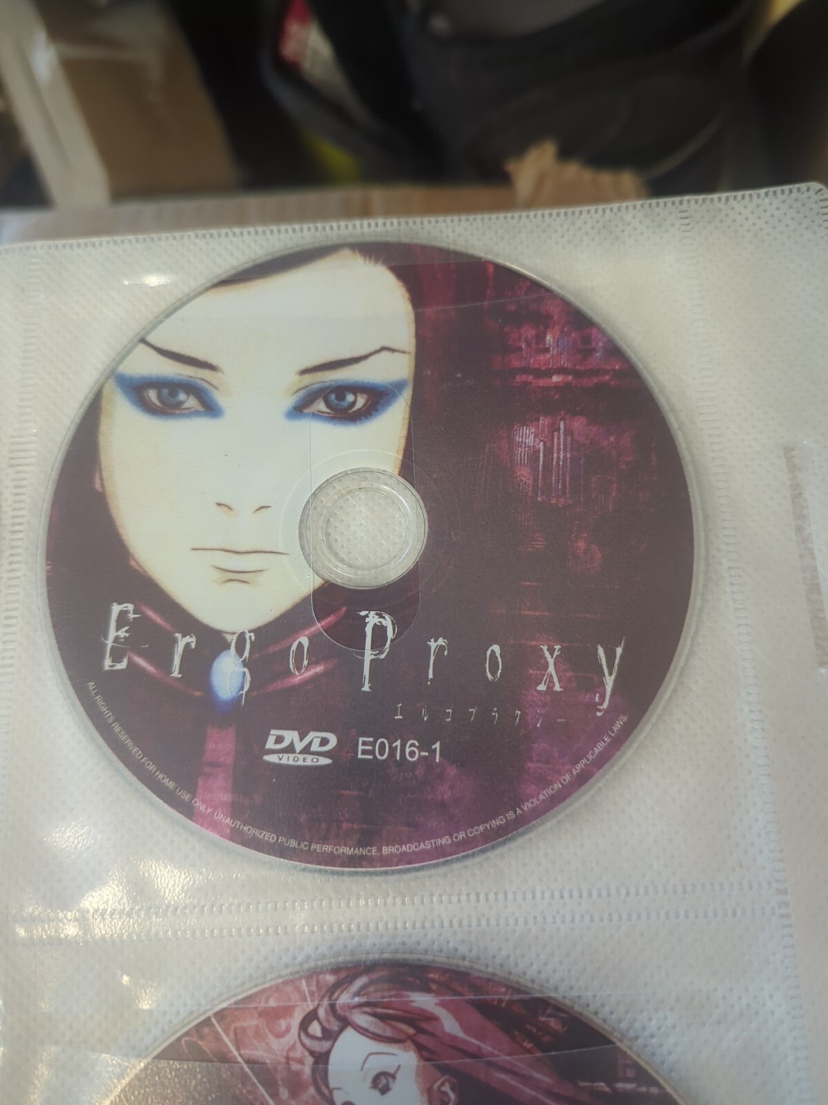 Lot Of 8 Ergo Proxy, Anime DVDs, Pre-owned VG Condition,As Pictured No Box