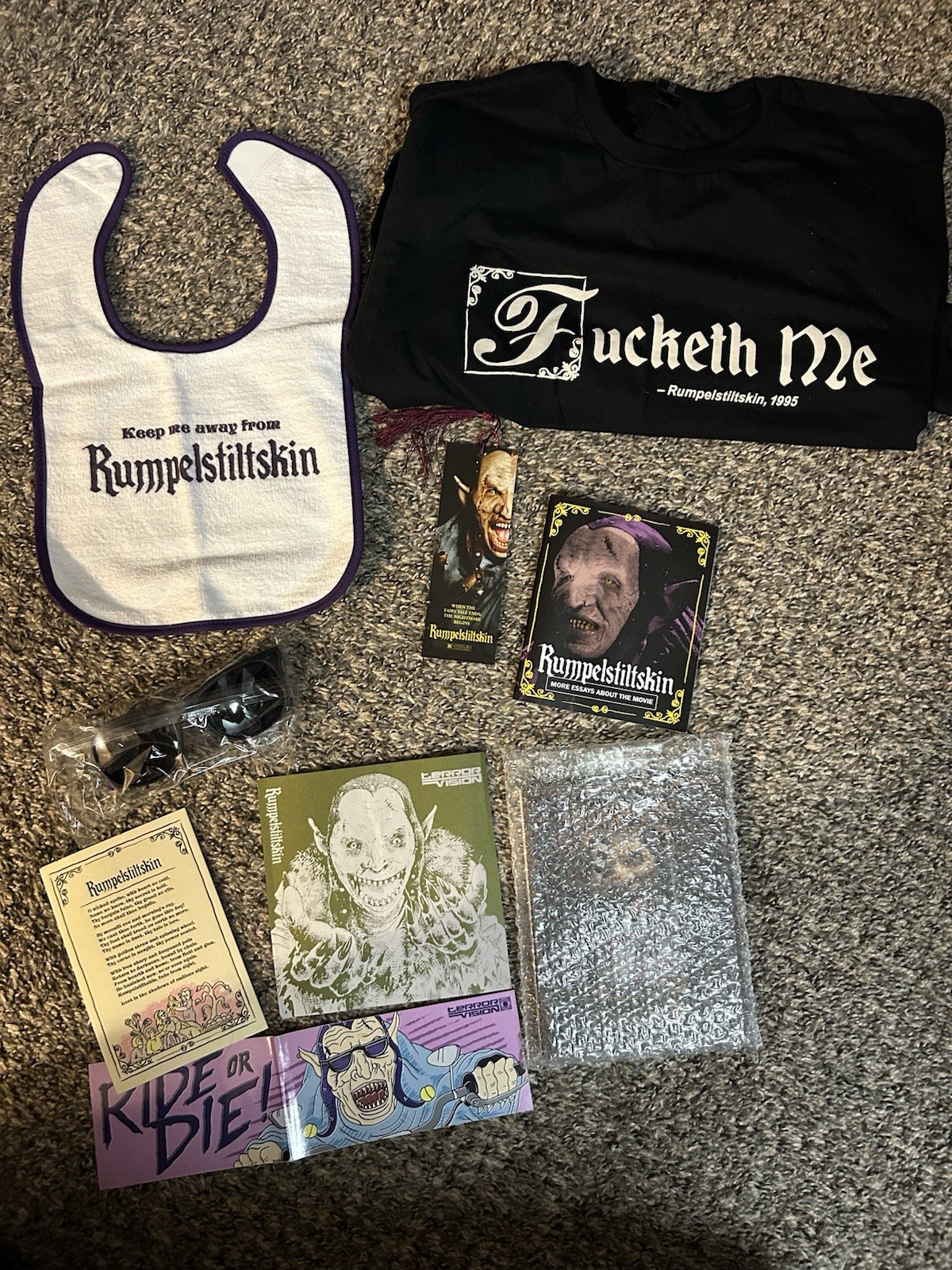 RUMPELSTILTSKIN /300 LIMITED EDITION! M Shirt TERROR VISION (EXTRAS ONLY)