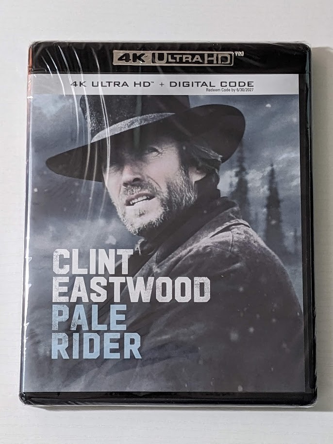 Pale Rider (4K Ultra HD + Slipcover, 1985) Brand New Sealed