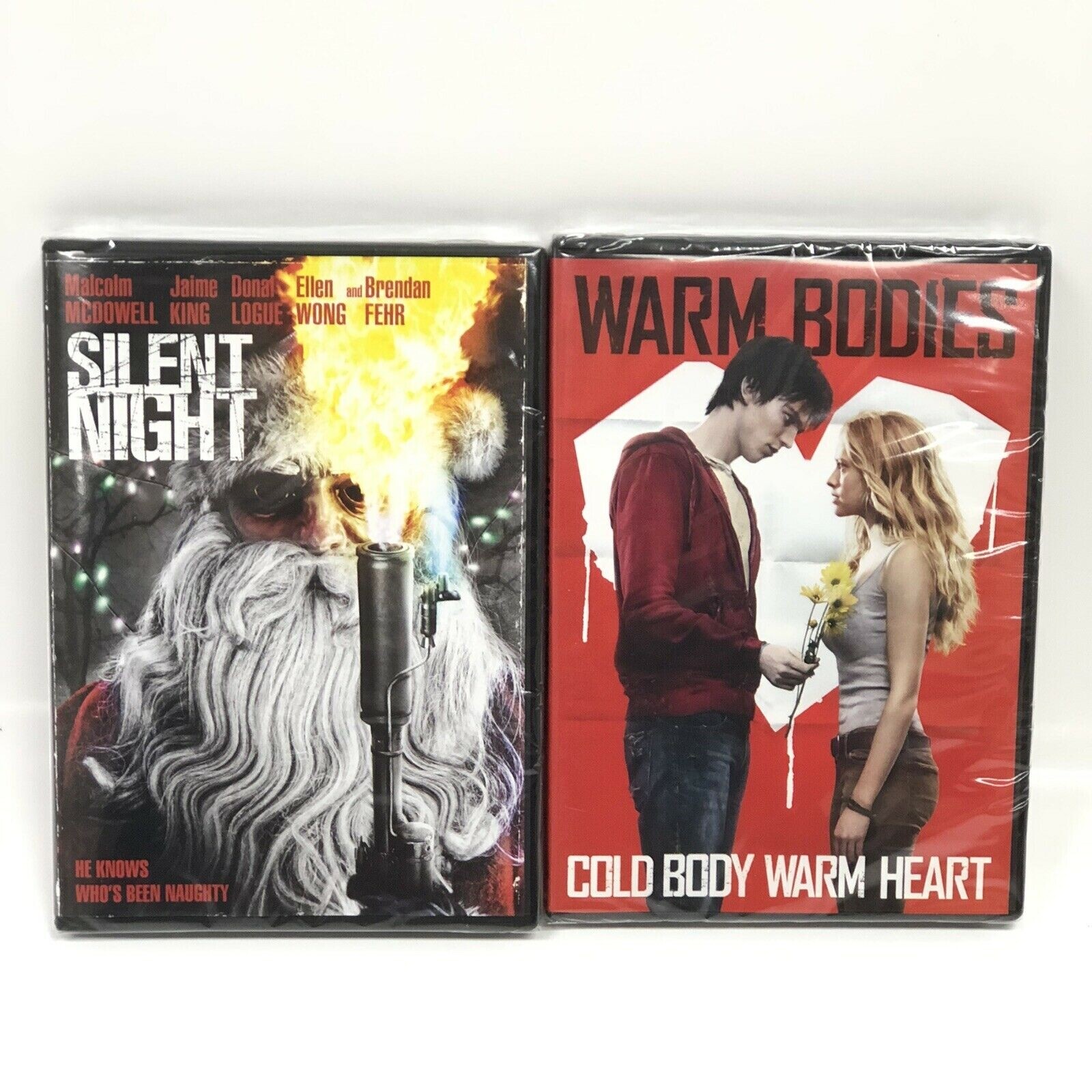 Silent Night & Warm Bodies New DVDs Sealed Horror Movies