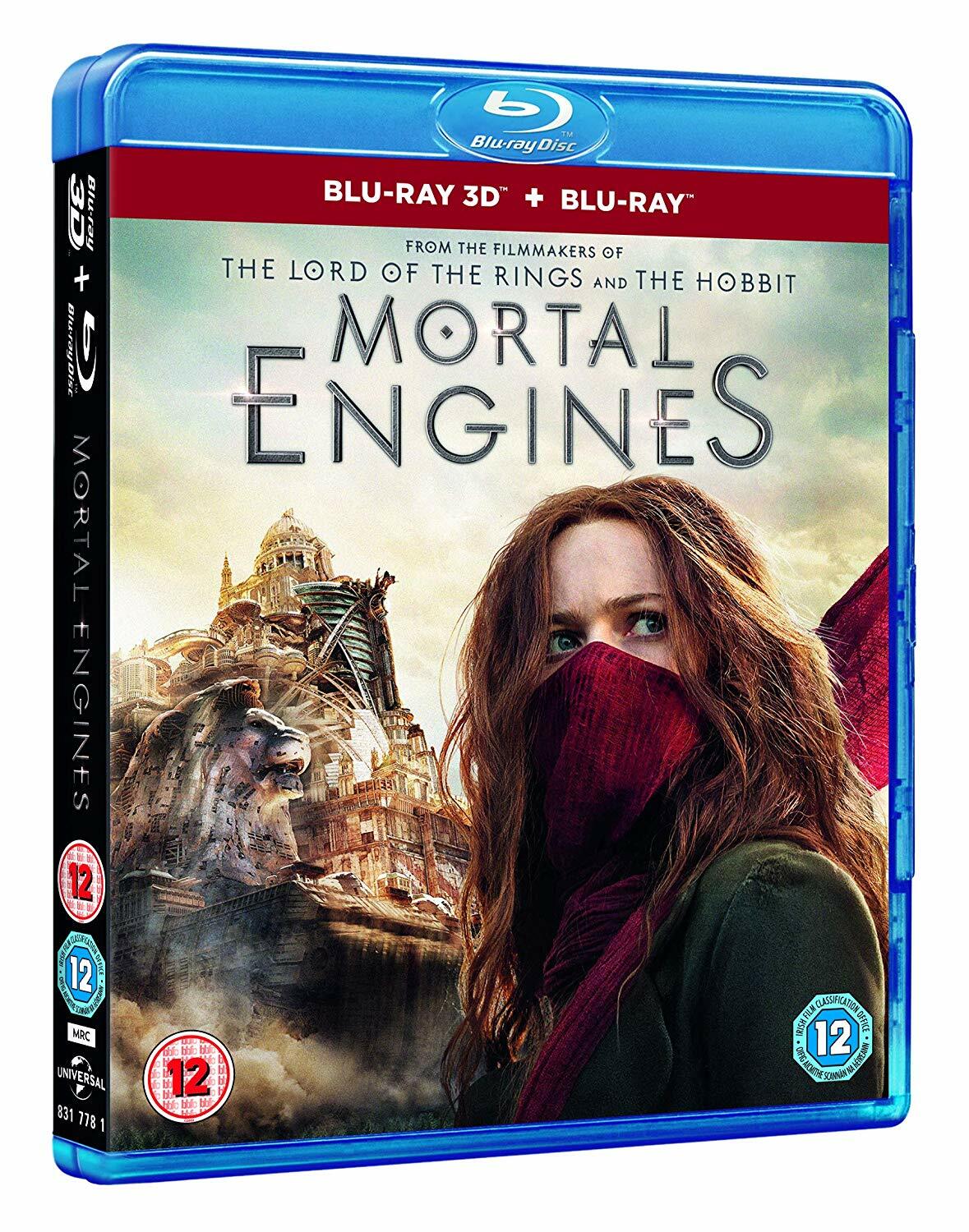 MORTAL ENGINES (2018) 3D + 2D Blu-Ray BRAND NEW Free Ship