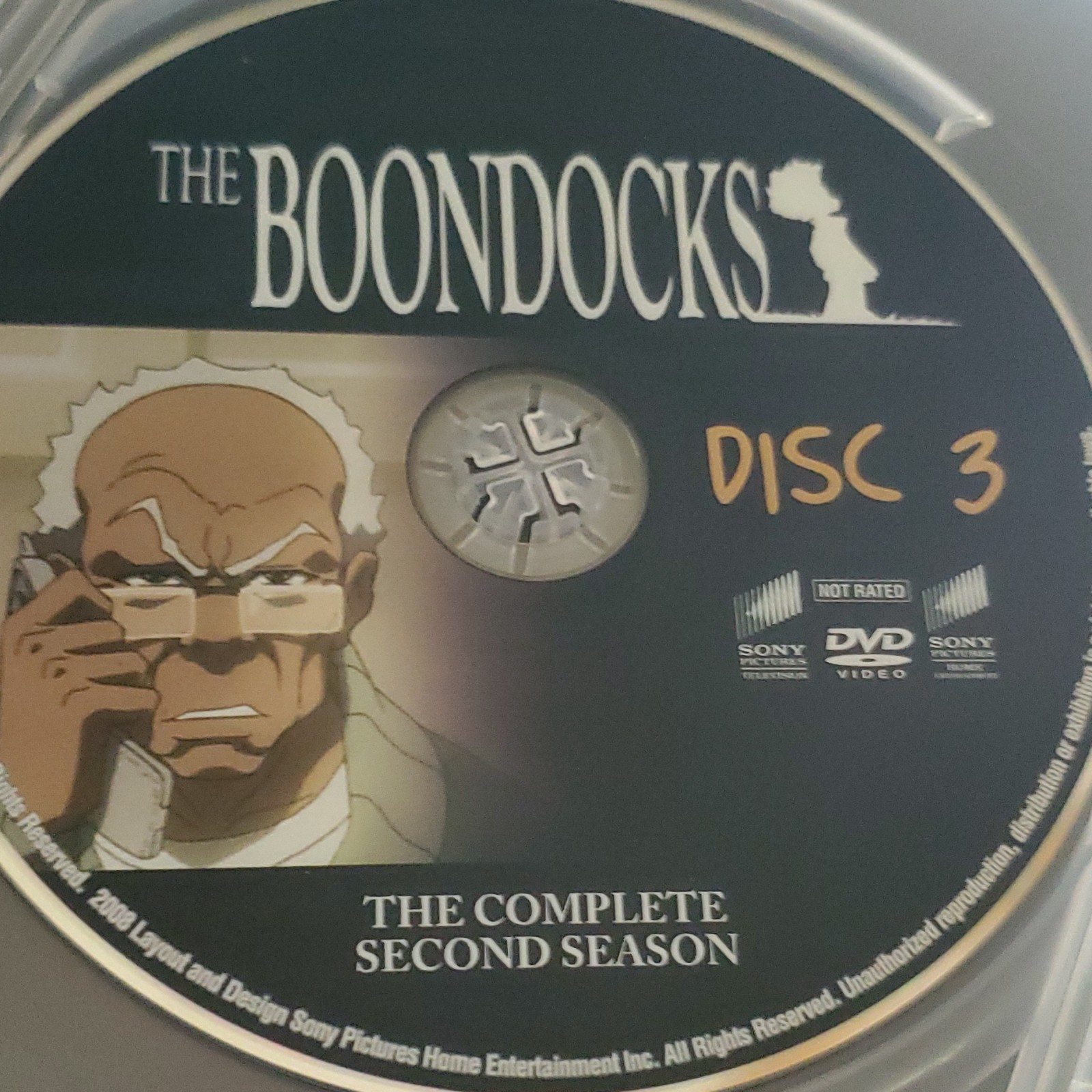 The Boondocks Complete Second Season DVD 3-Disc Set (2008) NR Sony TV