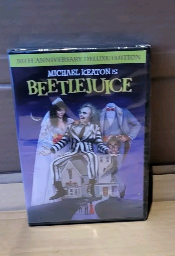 🐵Beetlejuice (DVD, 1988)🆕️