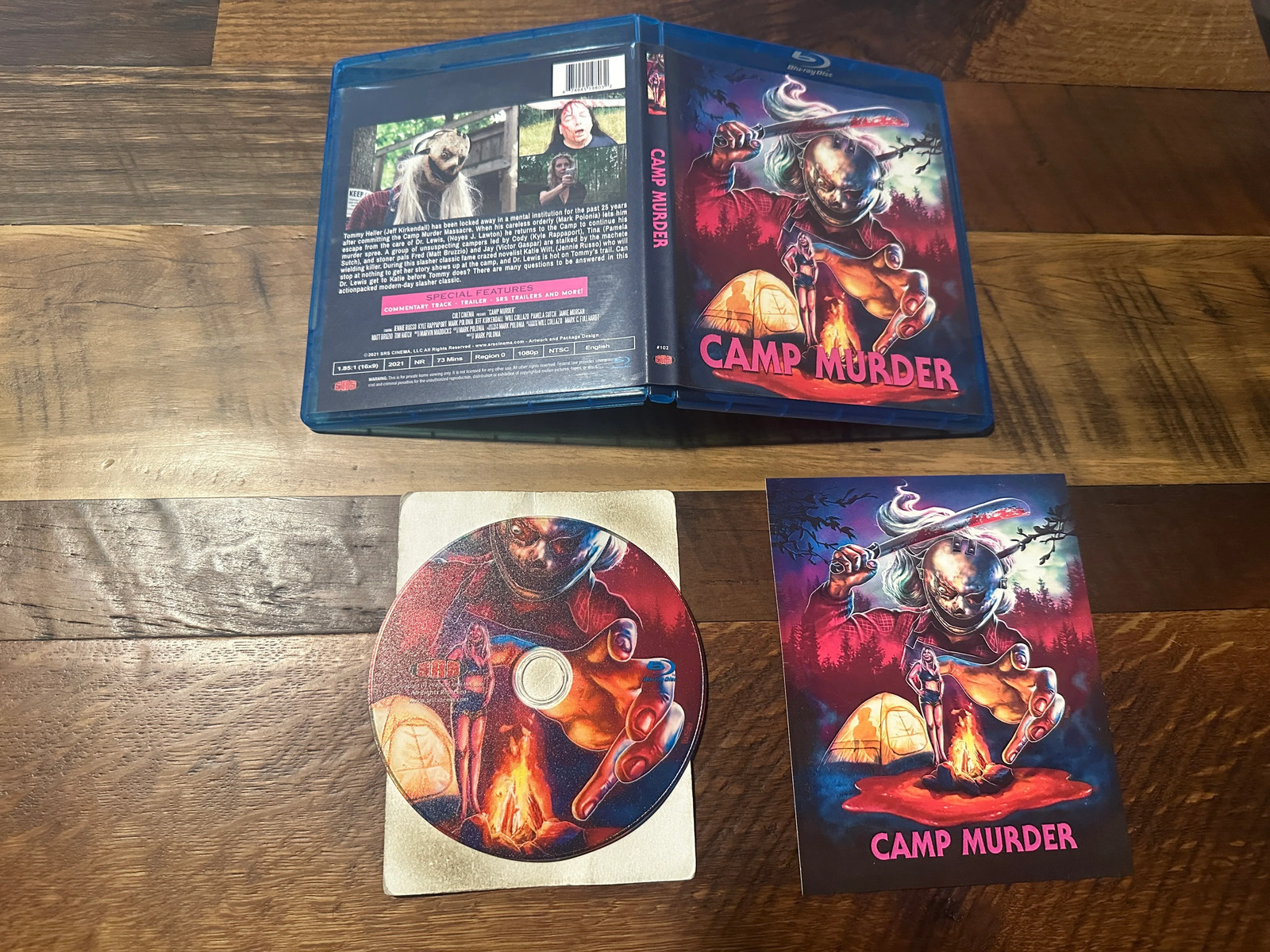 Camp Murder (Blu ray, SRS Cinema, 2021 Obscure Horror)