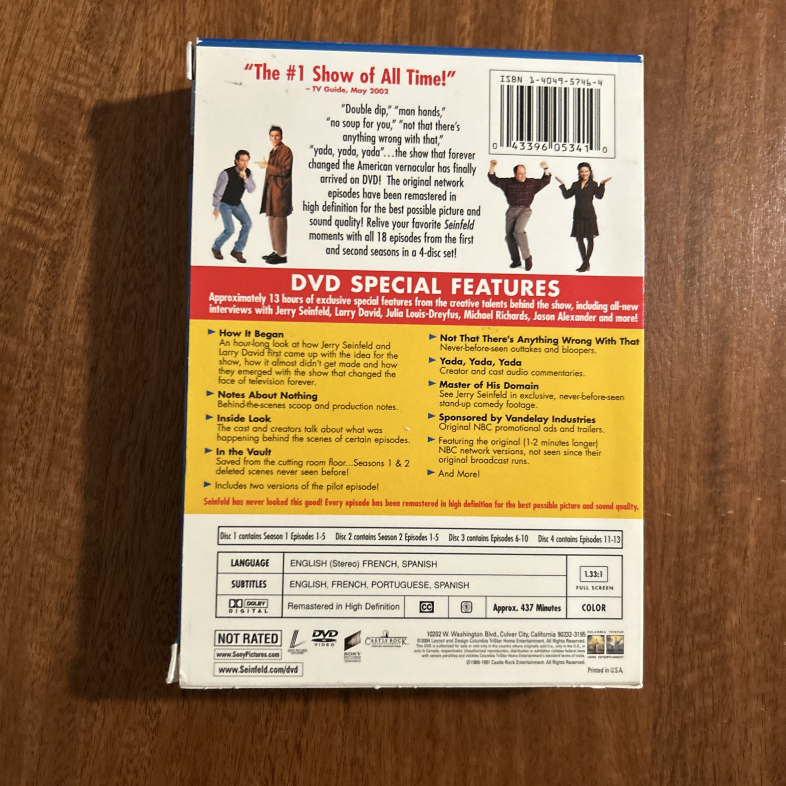 Seinfeld DVD Season 1-9 Complete Series