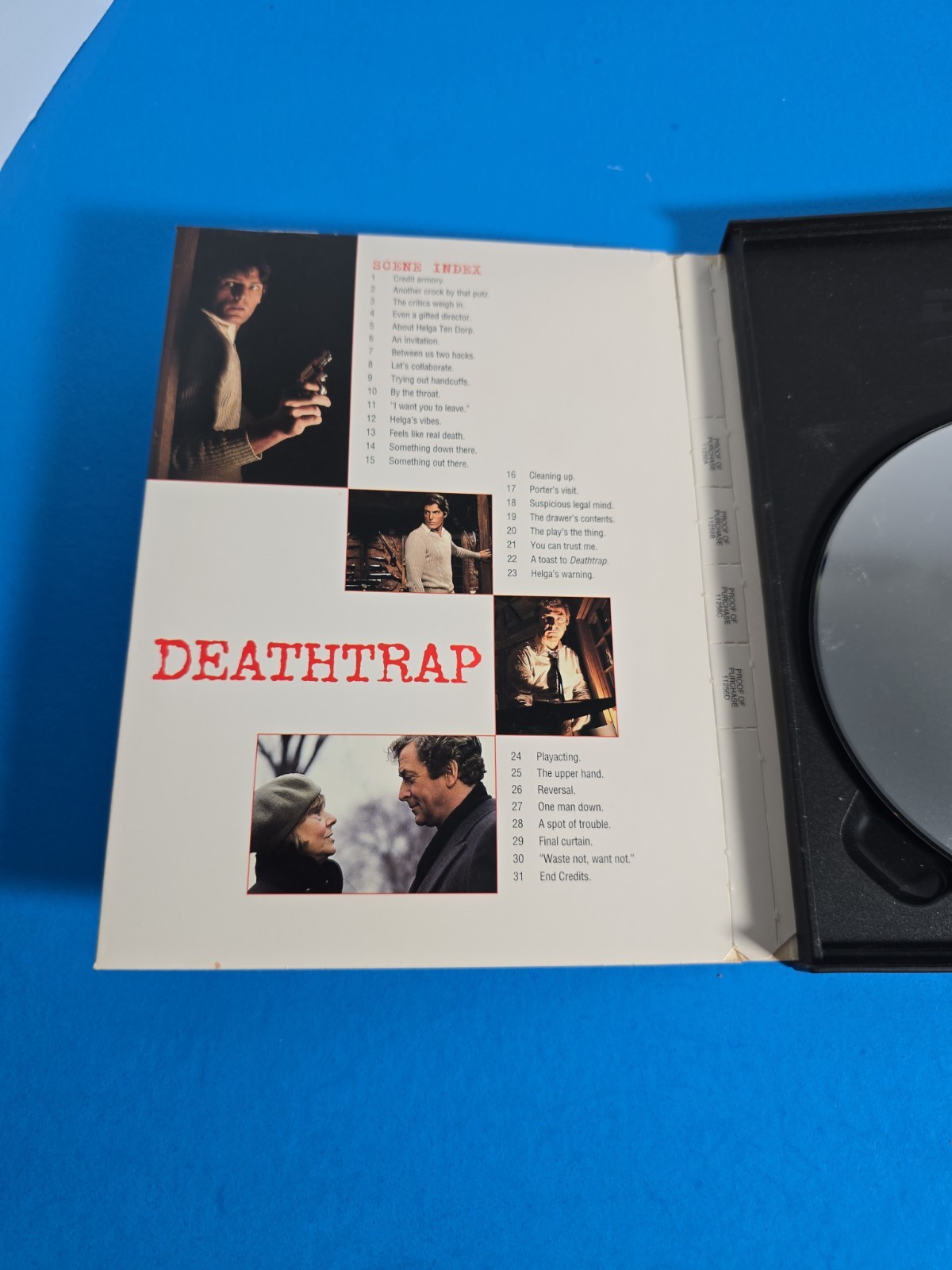 Deathtrap DVD 1982 Warner Bros Comedy Michael Caine Full Screen