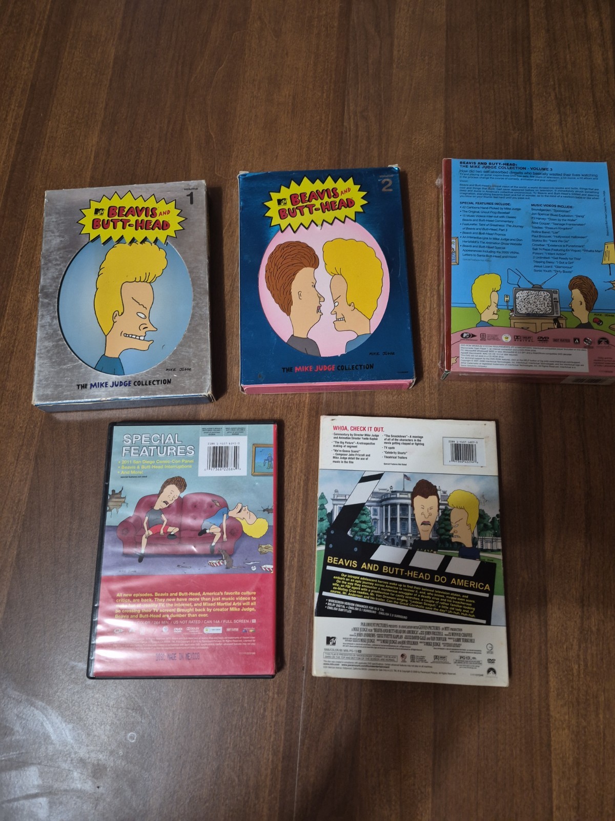 Beavis and Butt-Head The Mike Judge Collection Volumes 1, 2, 3 & 4 + Do America