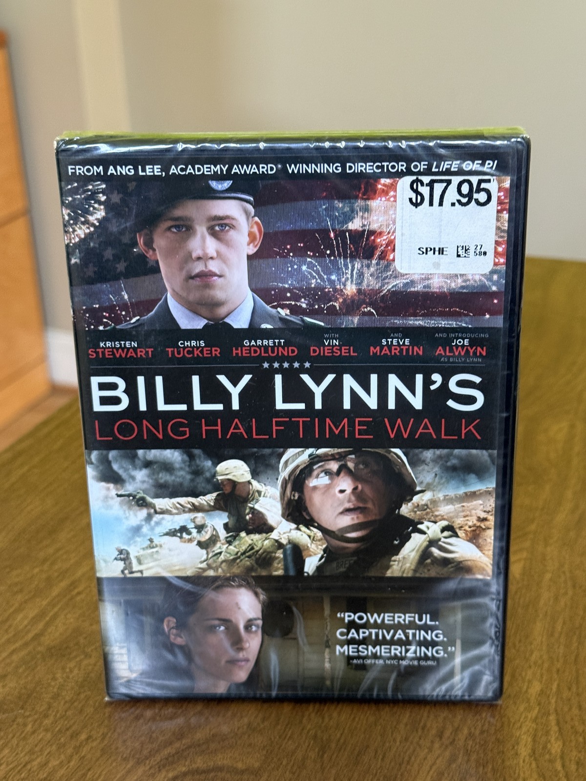 Billy Lynn’s Long Halftime Walk DVD Ang Lee (2017) War Drama Movie