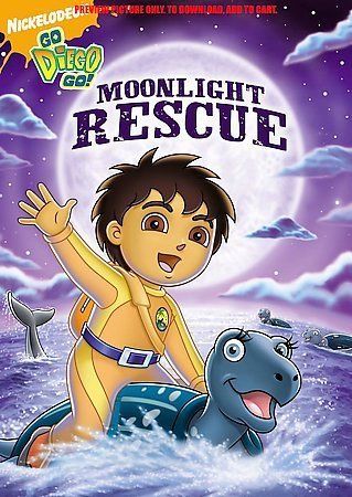 Nickelodeon Go Diego Go – Moonlight Rescue (DVD, 2008) Viacom Kids Video Dora