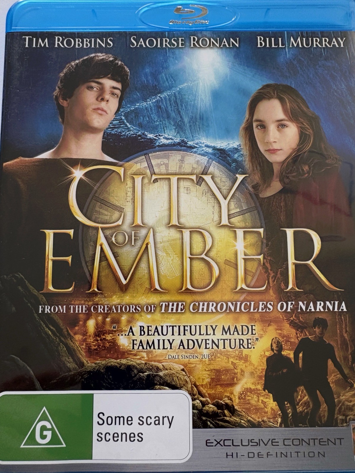 CITY OF EMBER (2008) – BLURAY Tim Robbins Bill Murray AS NEW!