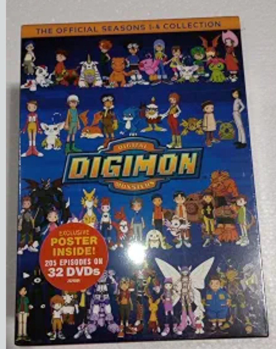 Taichi Yagami Digimon Seasons 1-4 DVD Collection Box Set Brand New Sealed