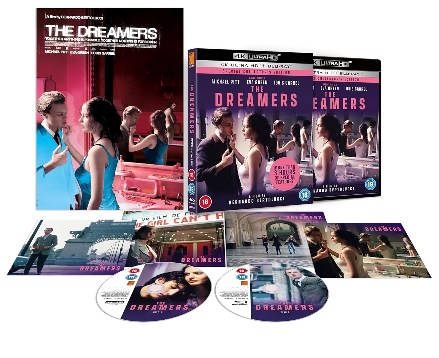 The Dreamers 4K Ultra HD Blu-ray [Region Free] – Special Collector’s Edition