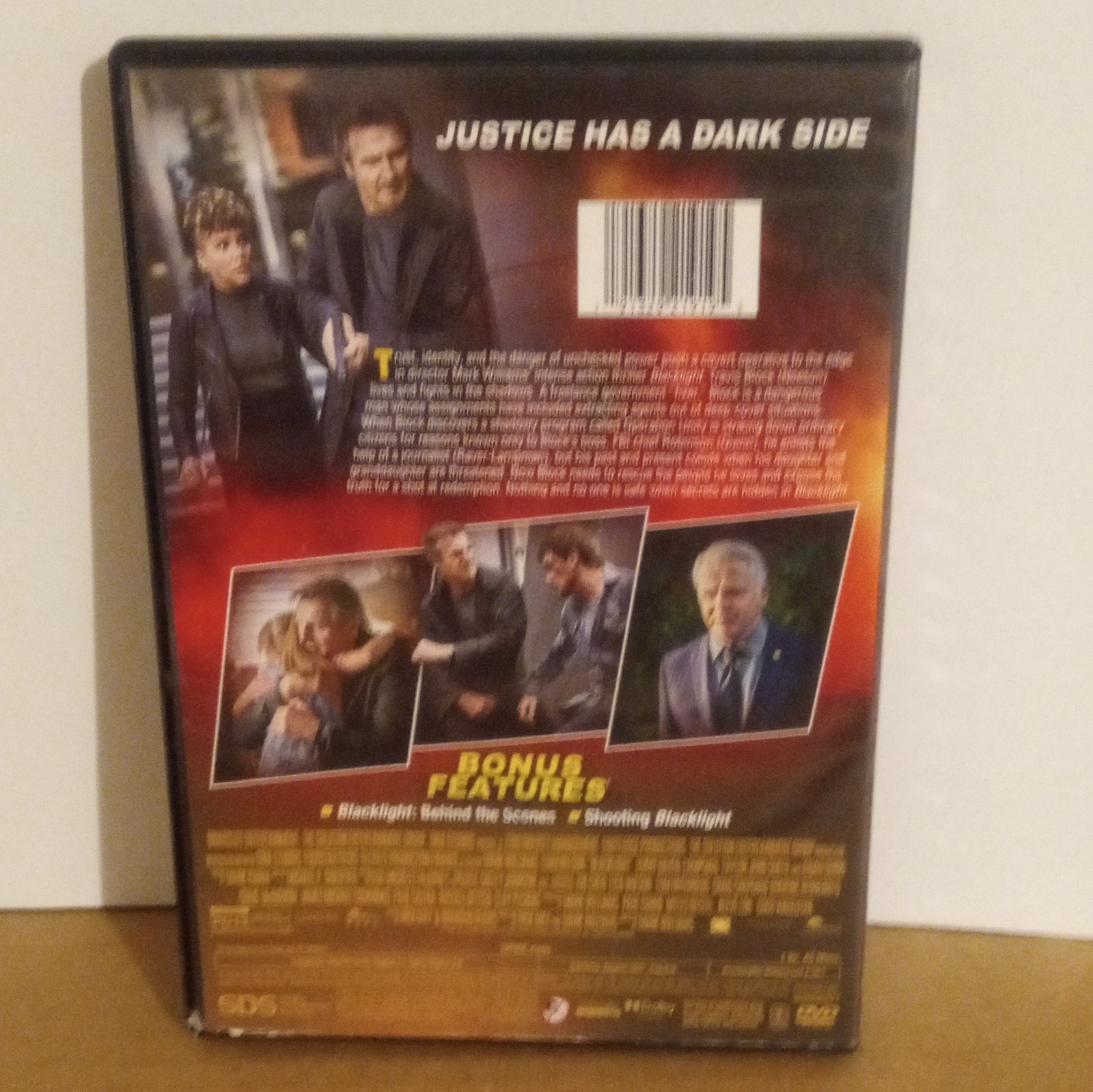 SDS Blacklight DVD Liam Neeson Action Thriller PG-13 Region 1 NTSC Tall Case