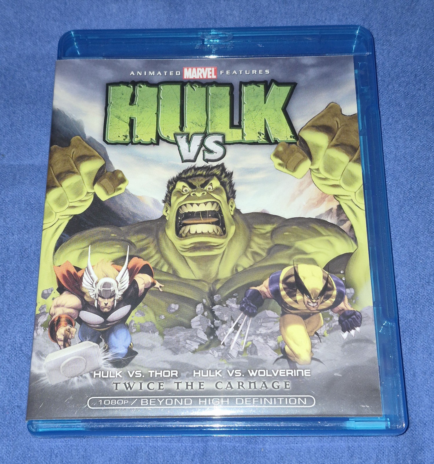Hulk vs.Thor, Wolverine – Twice The Carnage 1080p (Blu-ray 2009) TESTED