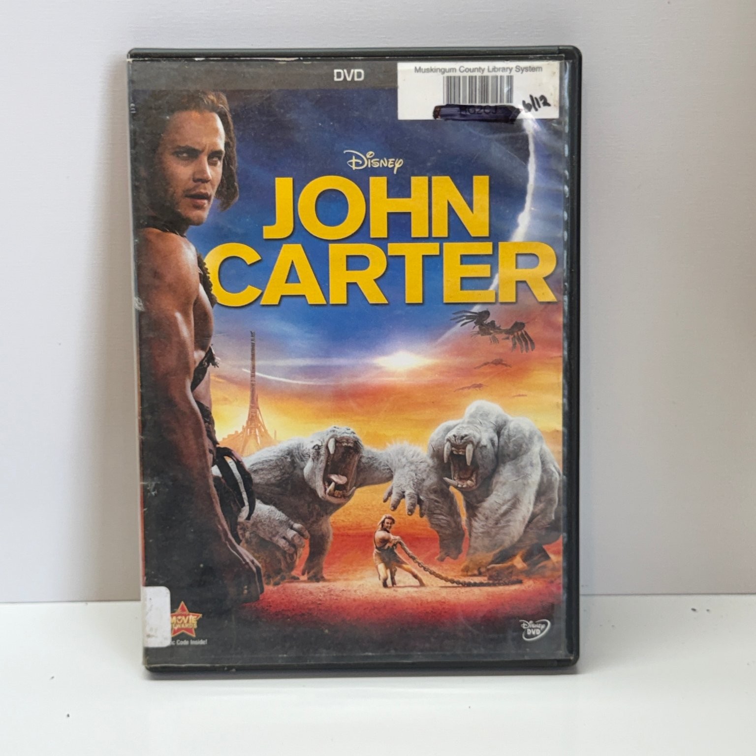 John Carter DVD 2012 Disney Andrew Stanton Director Sci-Fi Action Adventure