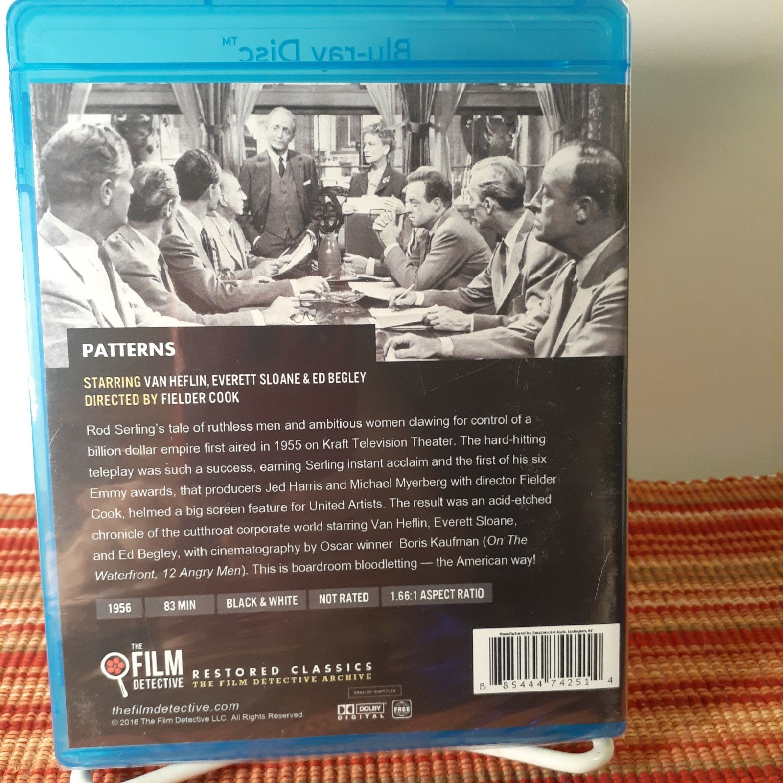 Patterns New (1956 Blu-ray) Rod Serling Van Heflin Ed Begley Classic Drama