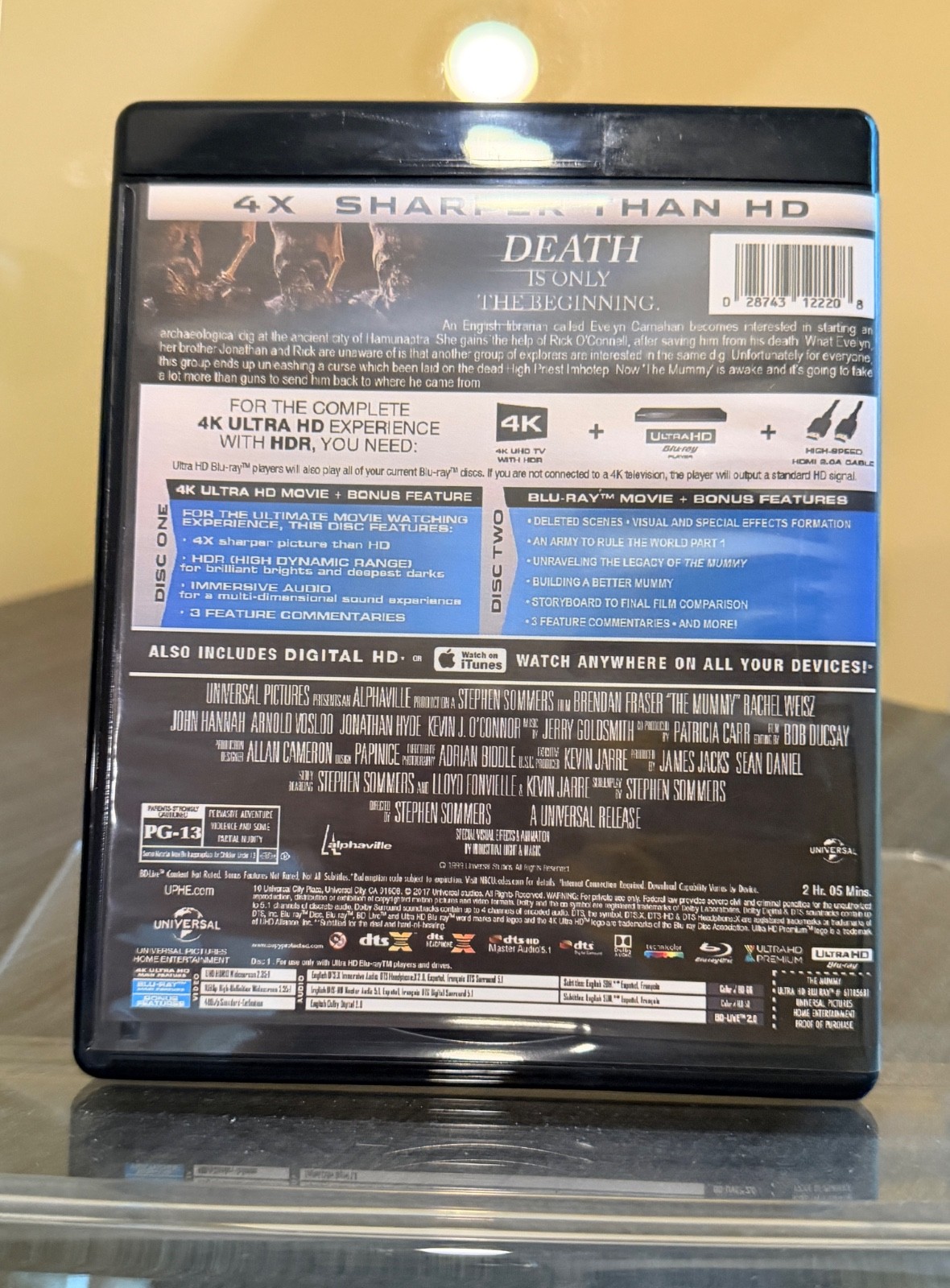 The Mummy Trilogy 4K CUSTOM BOXSET with CASES (NO MOVIES!)