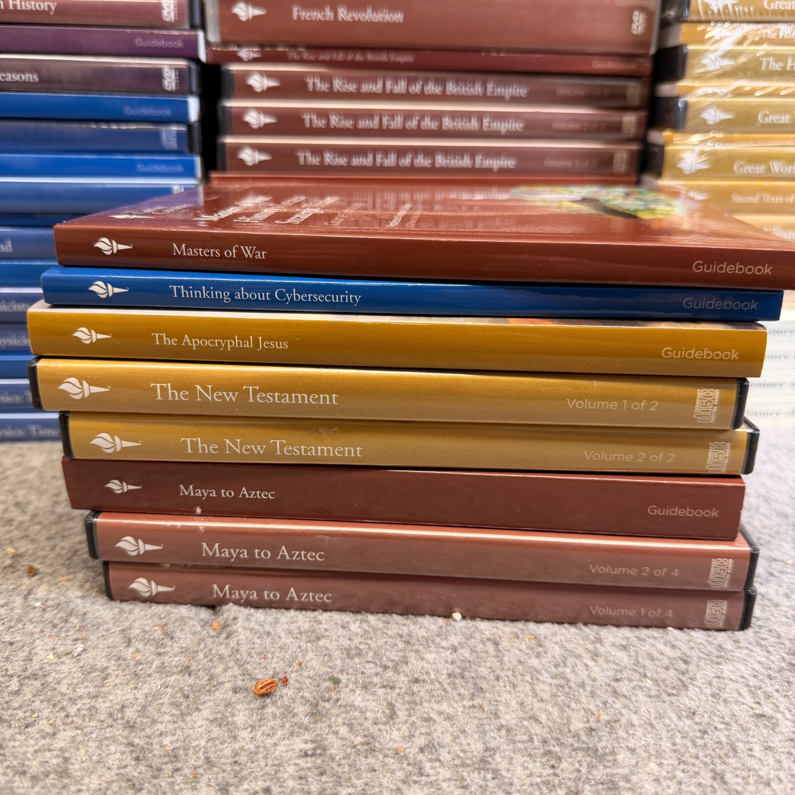 The Teaching Company Lot Of The Great Courses DVD Assorted Full Big Box