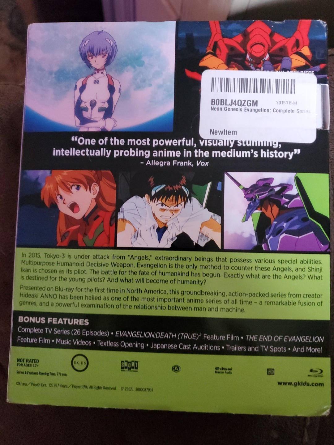 Neon Genesis Evangelion The Complete Series Collection Blu-ray Sealed Anime