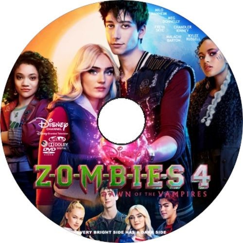 ZOMBIES 4 Dawn of the Vampires (2025) Disney Movie MOD DVD Region Free