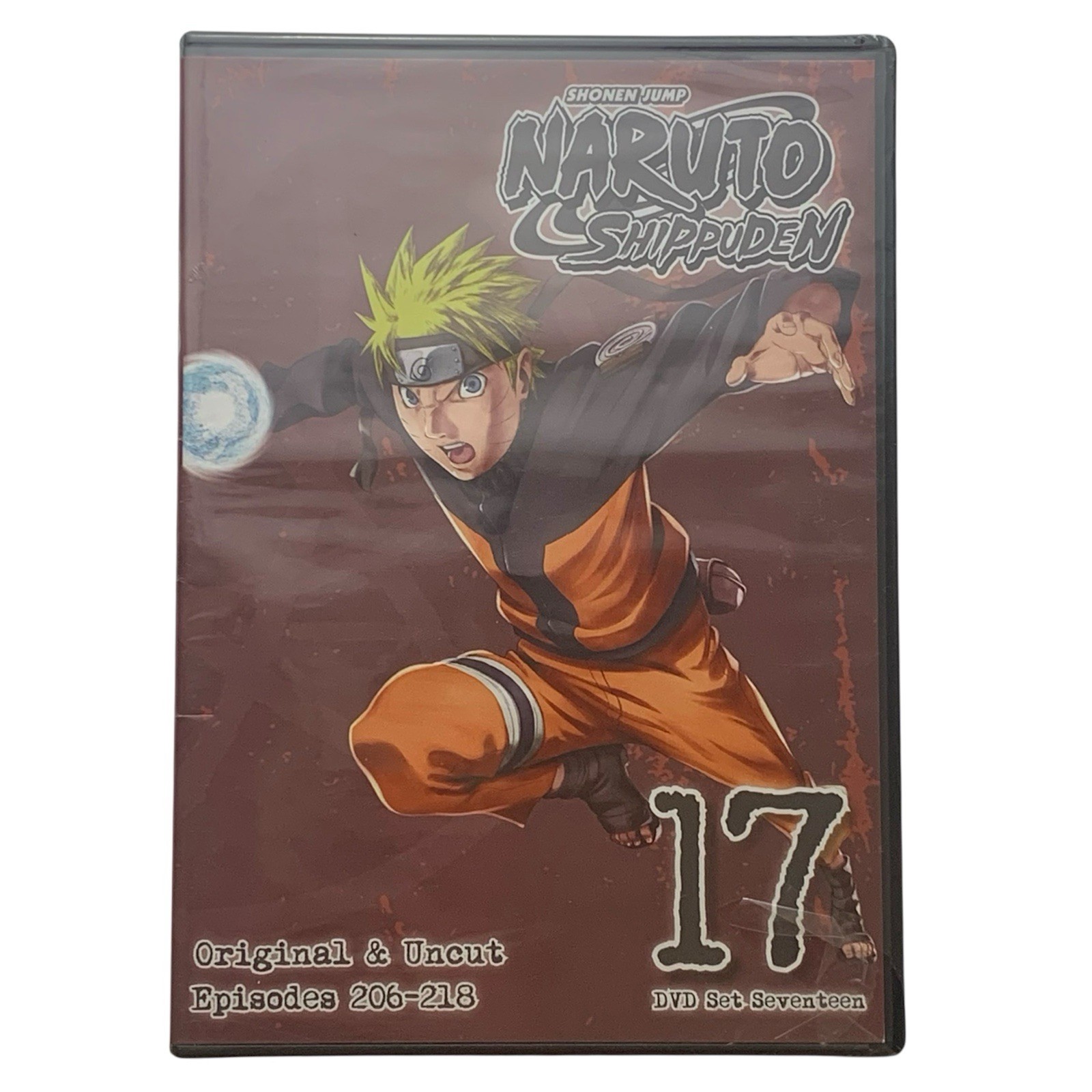 NARUTO SHIPPUDEN DVD Set 17 Uncut Episodes 206-218 Anime Shonen Jump NEW