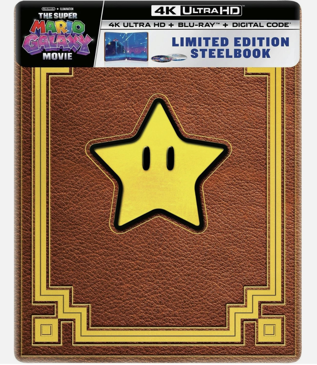 The Super Mario Galaxy Movie 4K UHD Blu-ray Steelbook NEW*