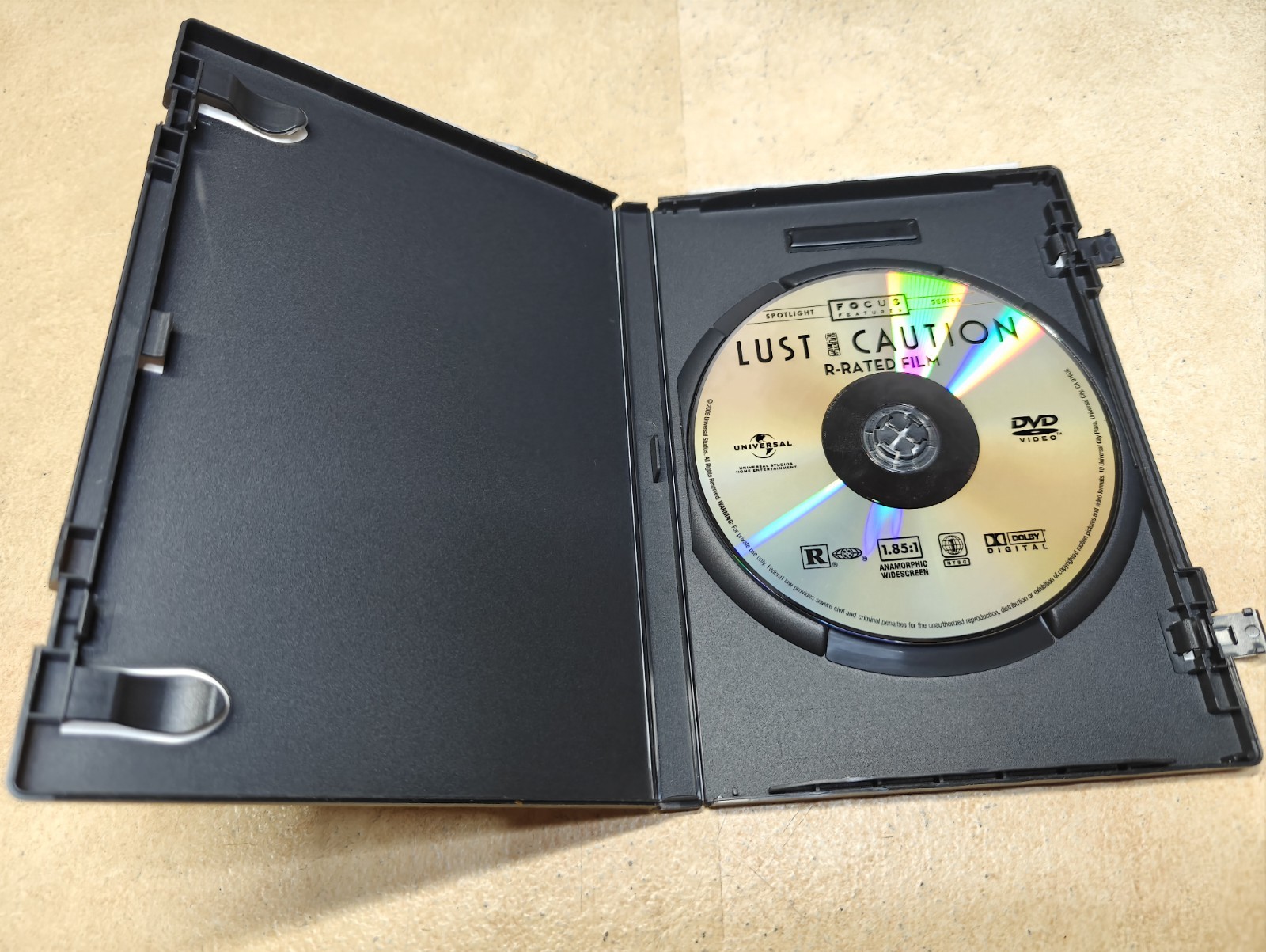 Lust Caution Original R-rated theatrical DVD tony leung tang wei ang lee 2007