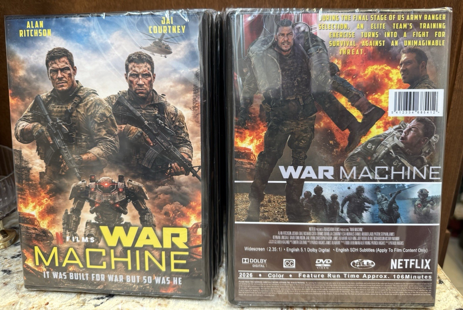 War Machine (2026) DVD, Brand New, Sealed