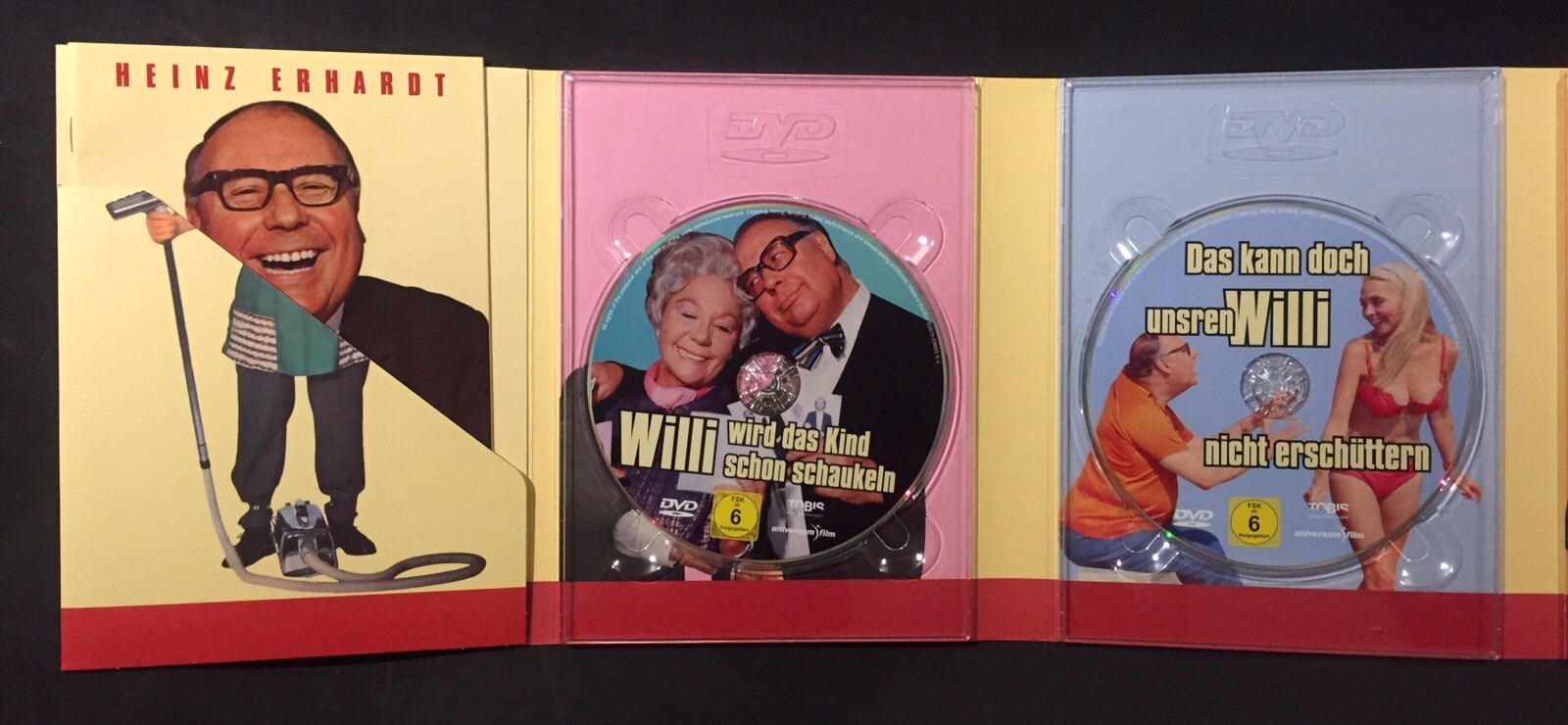 HEINZ ERHARDT – DIE WILLI BOX DVD – COLLECTION (4 DISC SET BOXSET) EXCELLENT
