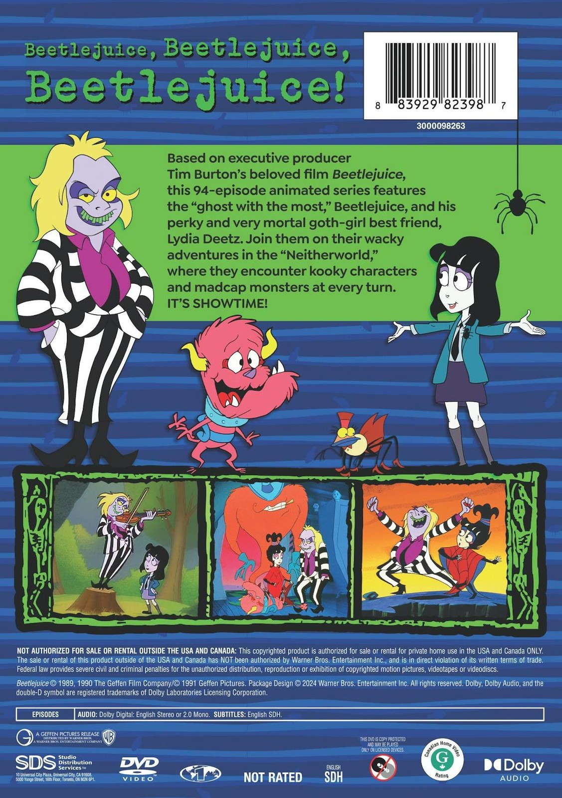 Beetlejuice The Complete Series DVD NEW