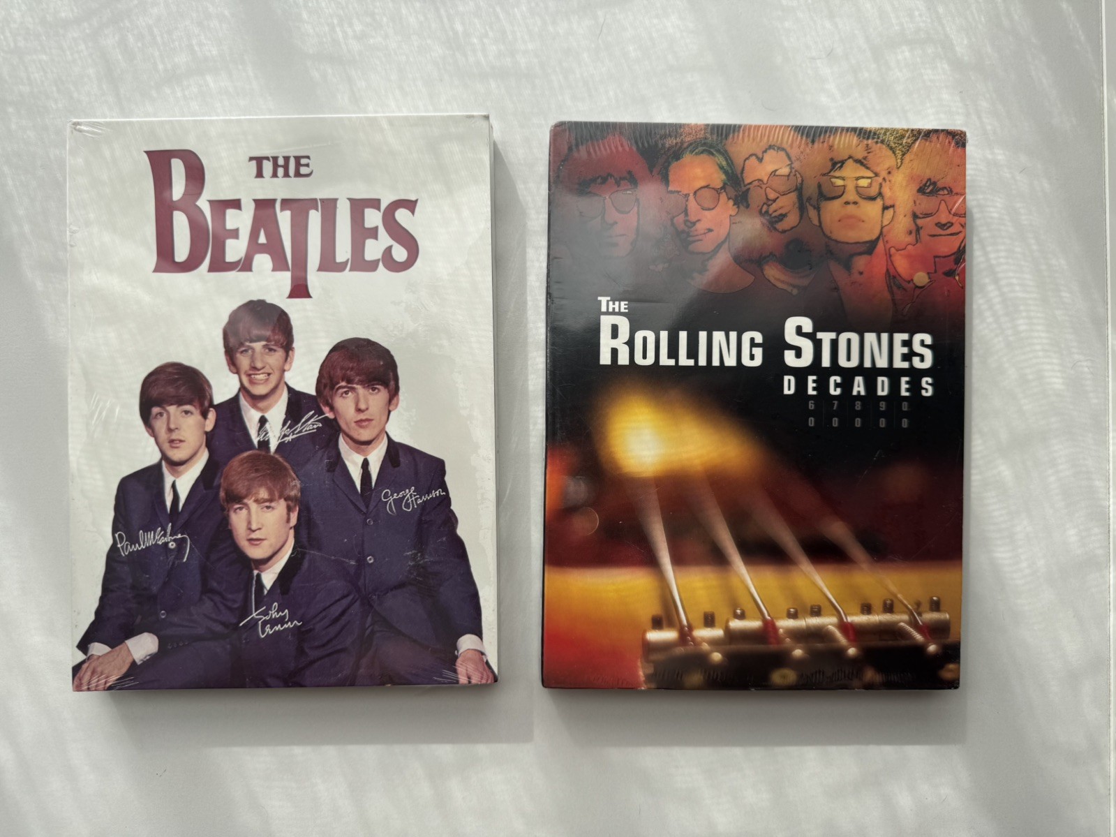 The Beatles + The Rolling Stones DVD Box Set Bundle – Brand New & Factory Sealed